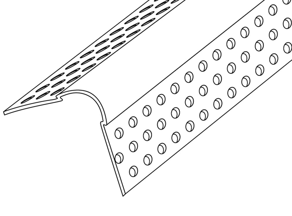 35010 trimtex 10mm bullnose external 3000mm